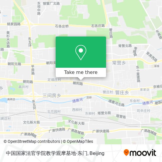 中国国家法官学院教学观摩基地-东门 map