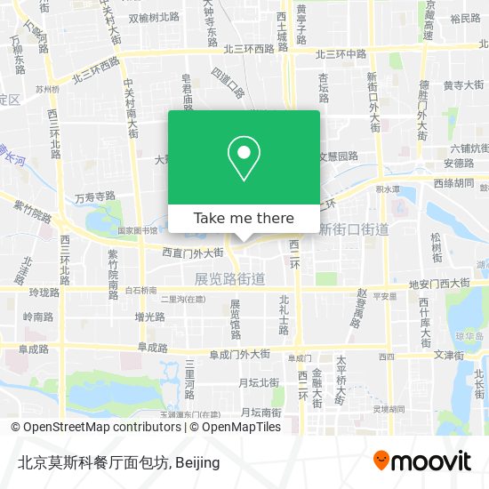 北京莫斯科餐厅面包坊 map