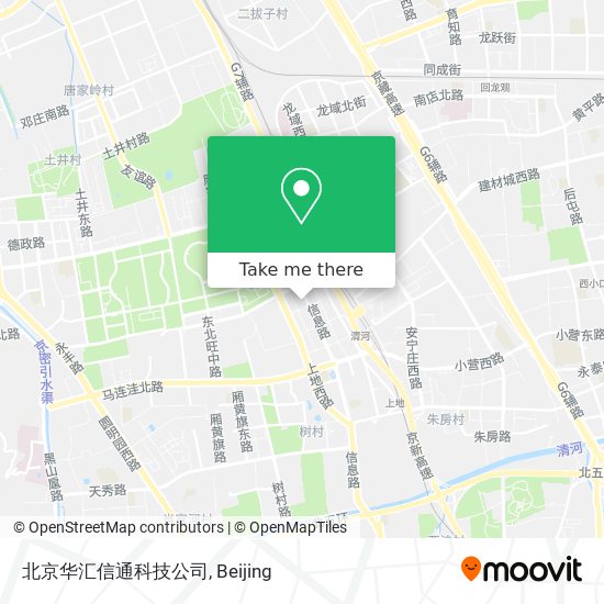 北京华汇信通科技公司 map