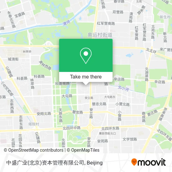 中盛广业(北京)资本管理有限公司 map