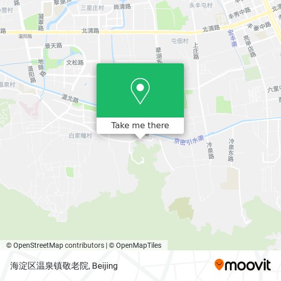 海淀区温泉镇敬老院 map