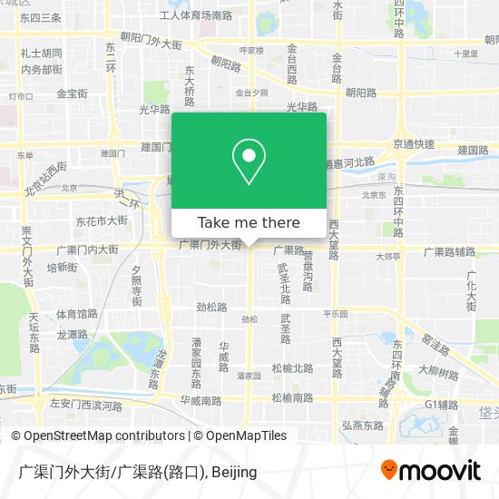 广渠门外大街/广渠路(路口) map