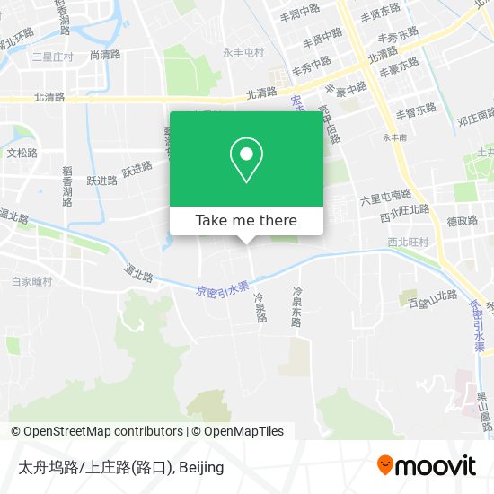 太舟坞路/上庄路(路口) map