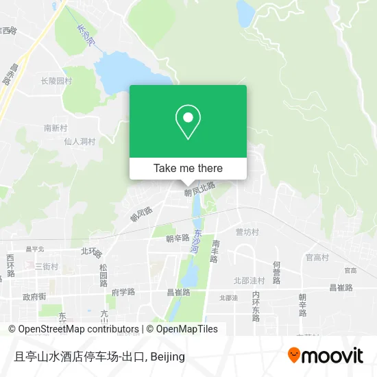 且亭山水酒店停车场-出口 map