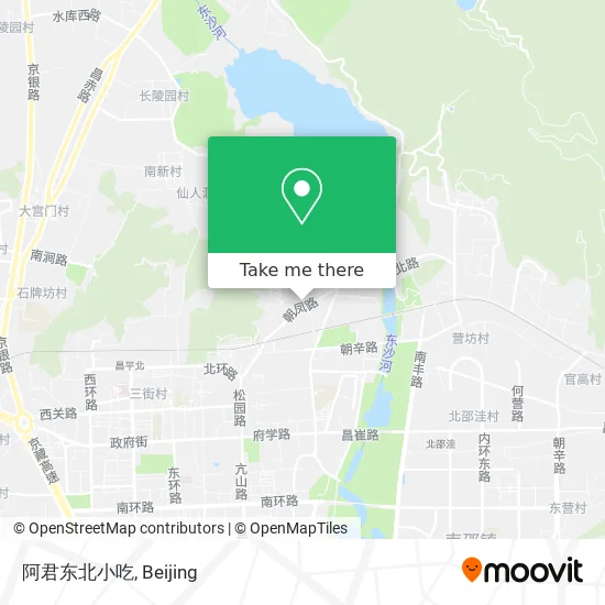 阿君东北小吃 map