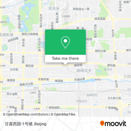 甘露西园-1号楼 map