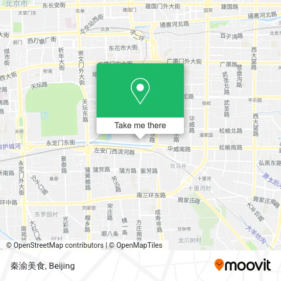 秦渝美食 map