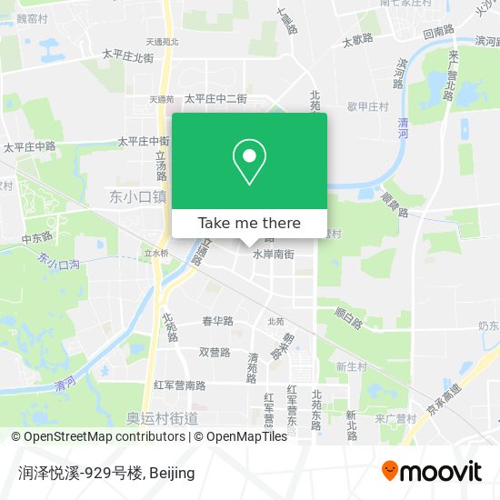 润泽悦溪-929号楼 map