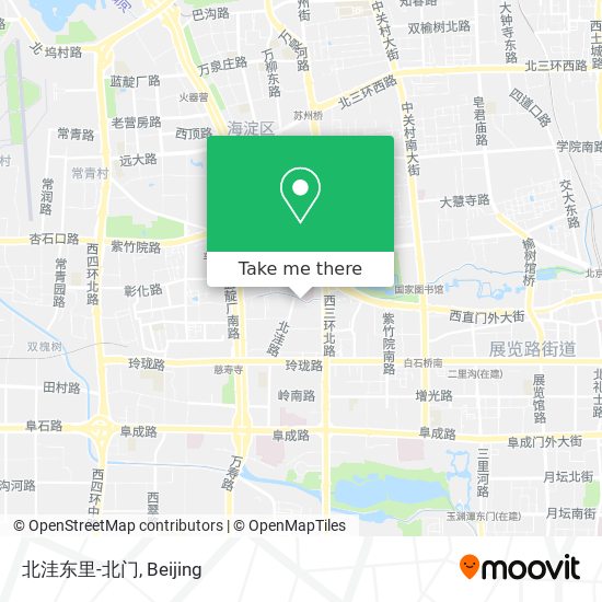北洼东里-北门 map