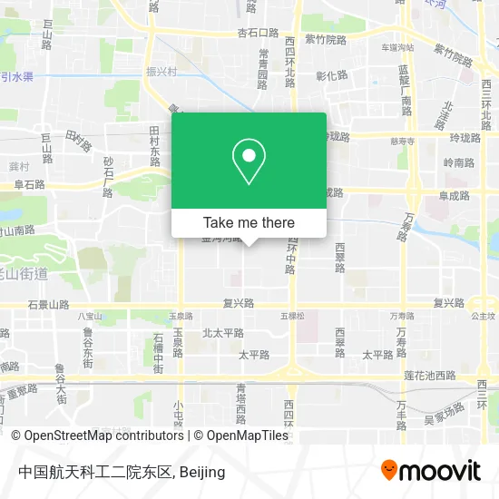 中国航天科工二院东区 map