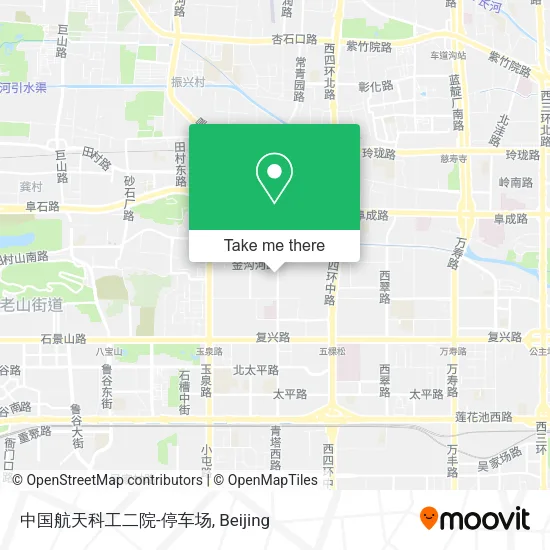 中国航天科工二院-停车场 map