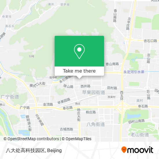 八大处高科技园区 map
