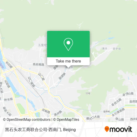 黑石头农工商联合公司-西南门 map
