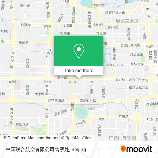 中国联合航空有限公司售票处 map