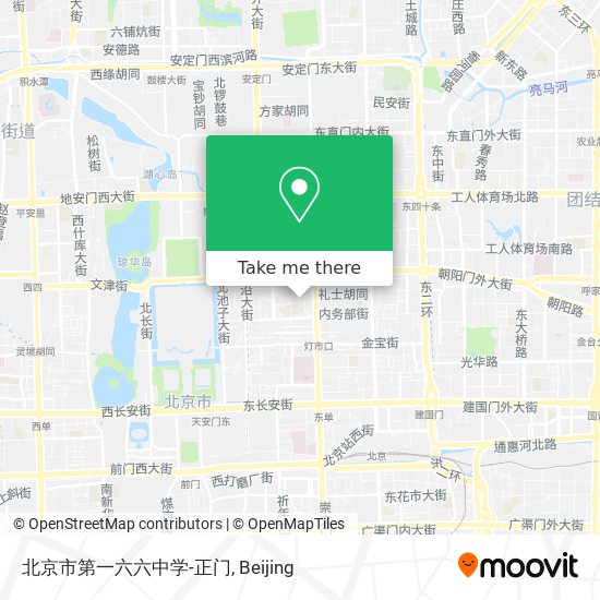 北京市第一六六中学-正门 map