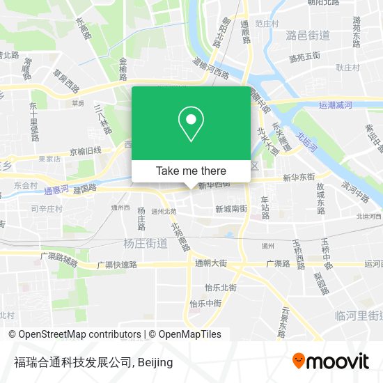 福瑞合通科技发展公司 map