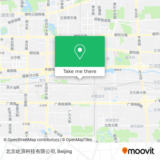 北京屹浪科技有限公司 map
