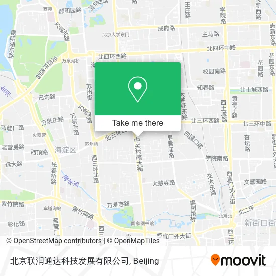 北京联润通达科技发展有限公司 map