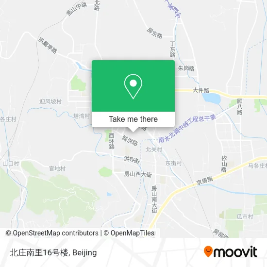 北庄南里16号楼 map