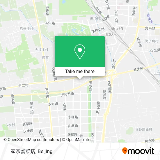 一家亲蛋糕店 map