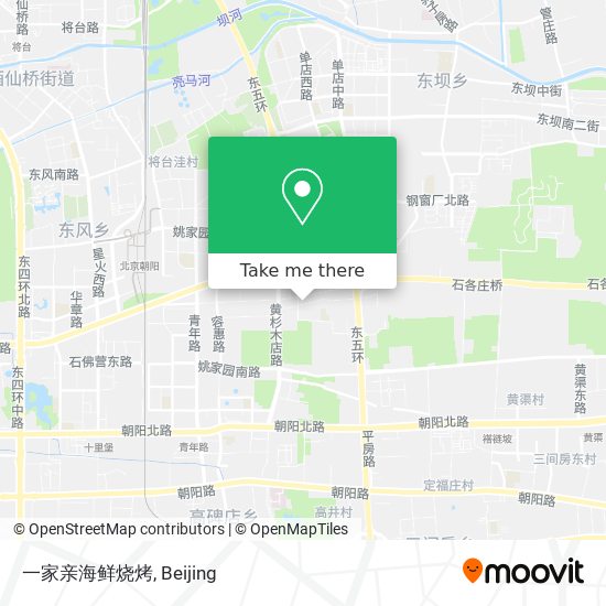 一家亲海鲜烧烤 map