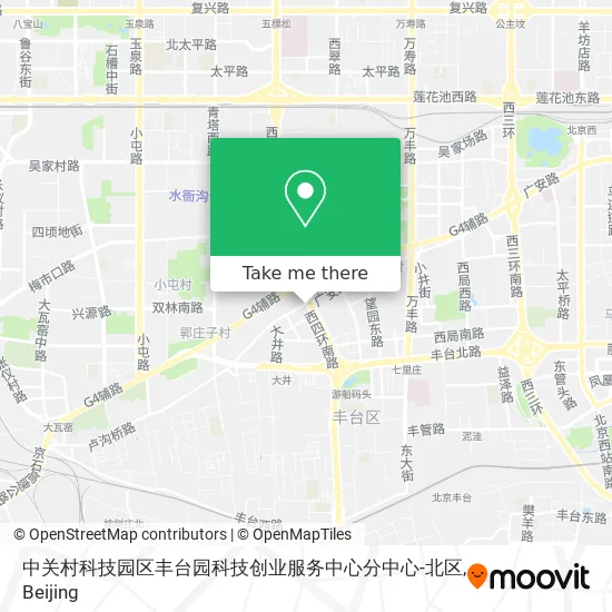 中关村科技园区丰台园科技创业服务中心分中心-北区 map