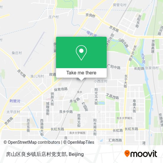 房山区良乡镇后店村党支部 map