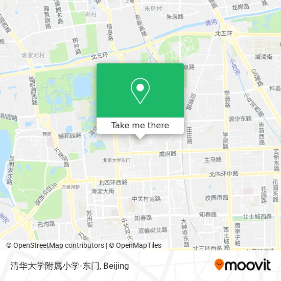 清华大学附属小学-东门 map