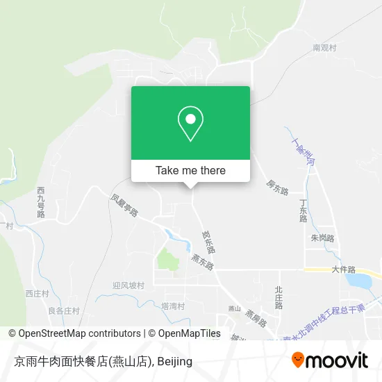 京雨牛肉面快餐店(燕山店) map