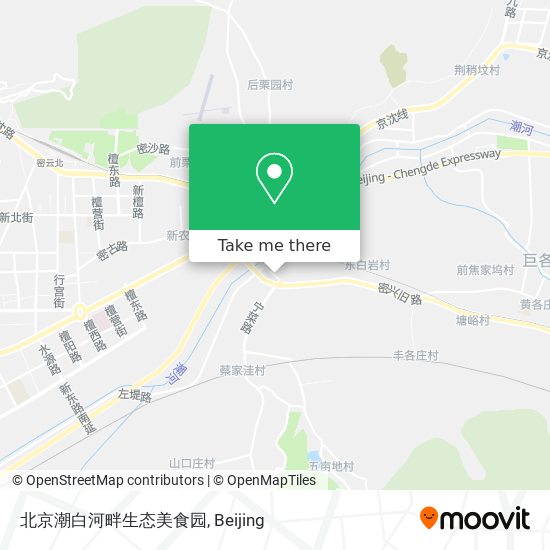北京潮白河畔生态美食园 map