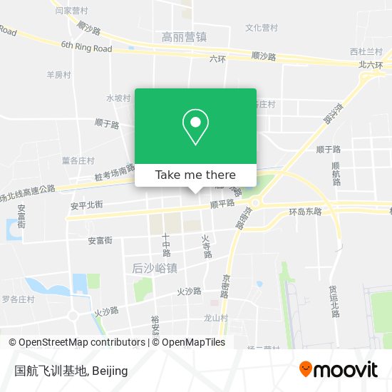 国航飞训基地 map