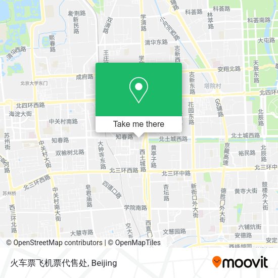 火车票飞机票代售处 map
