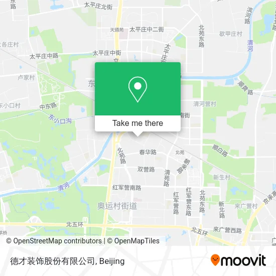 德才装饰股份有限公司 map