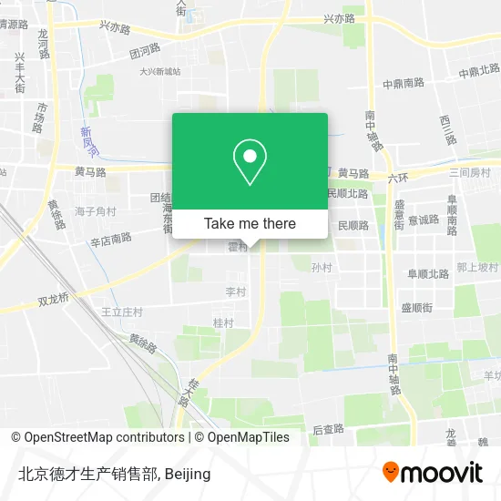 北京德才生产销售部 map