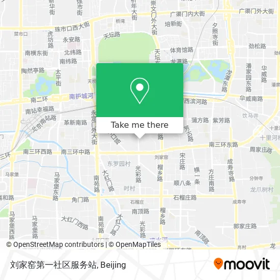 刘家窑第一社区服务站 map