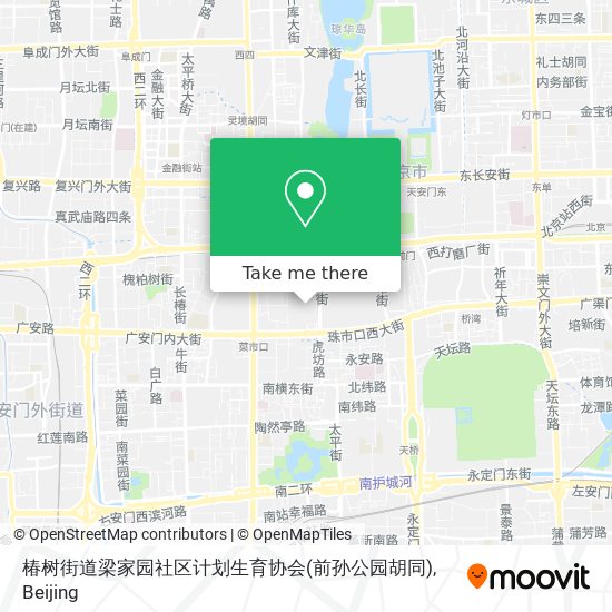 椿树街道梁家园社区计划生育协会(前孙公园胡同) map