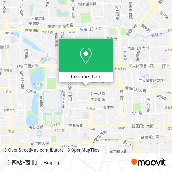 东四站E西北口 map