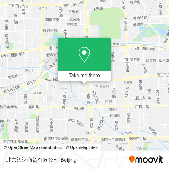 北京迈达商贸有限公司 map