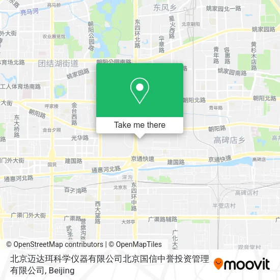 北京迈达珥科学仪器有限公司北京国信中誉投资管理有限公司 map