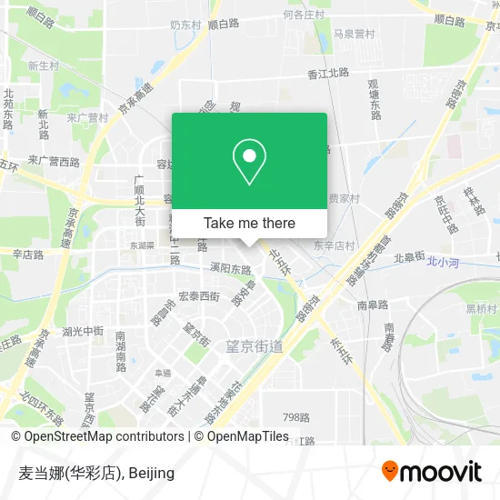 麦当娜(华彩店) map
