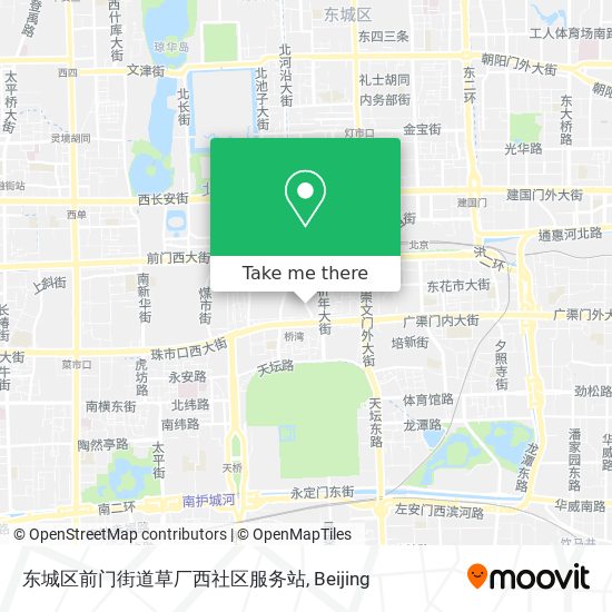 东城区前门街道草厂西社区服务站 map