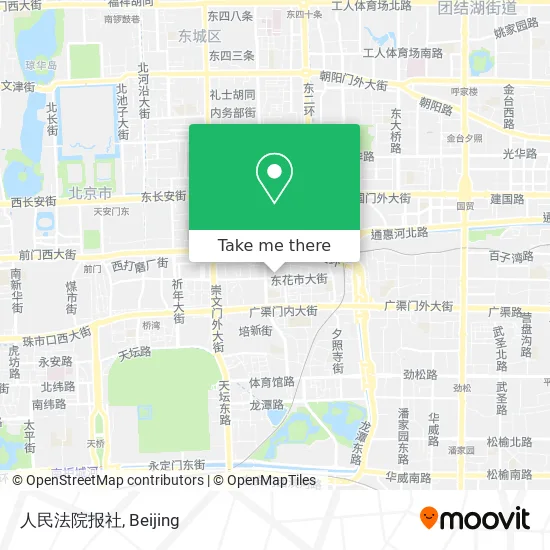 人民法院报社 map