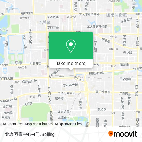 北京万豪中心-4门 map