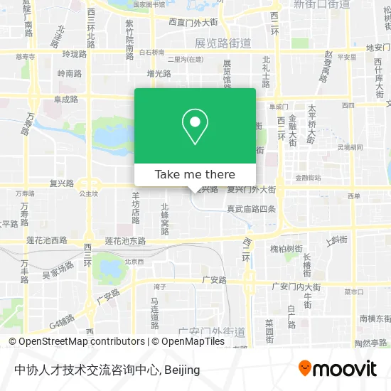 中协人才技术交流咨询中心 map