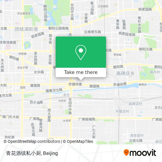 青花酒镇私小厨 map
