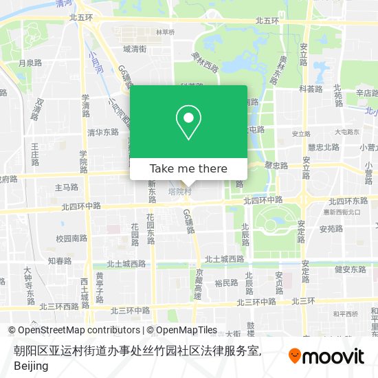 朝阳区亚运村街道办事处丝竹园社区法律服务室 map