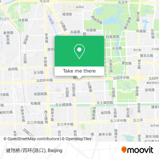 健翔桥/四环(路口) map