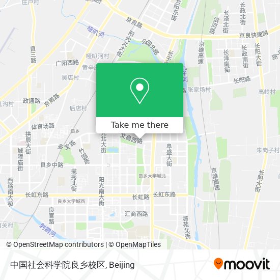 中国社会科学院良乡校区 map