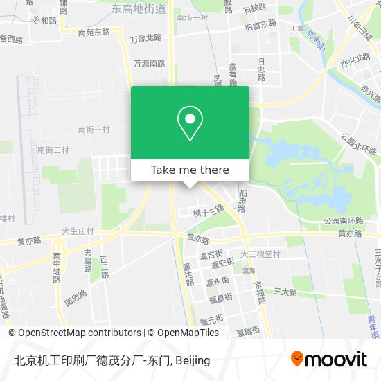 北京机工印刷厂德茂分厂-东门 map