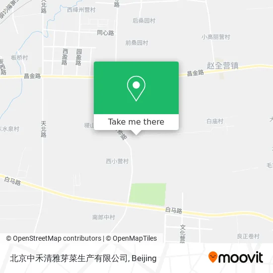 北京中禾清雅芽菜生产有限公司 map